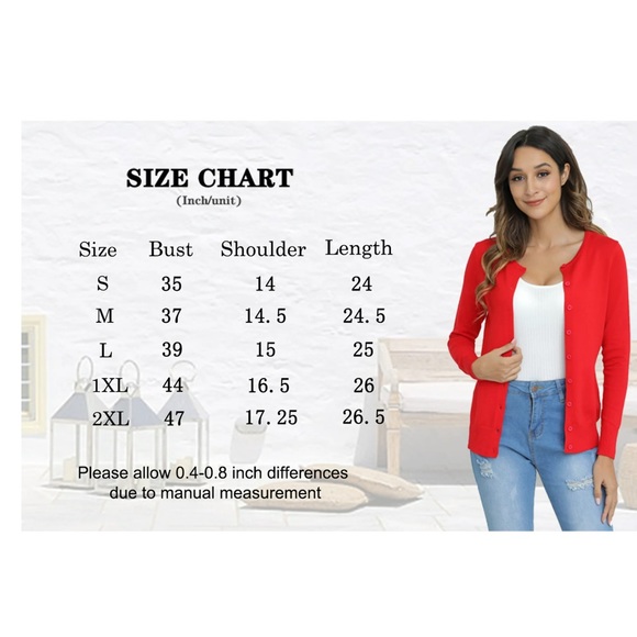 NWOT- a.Jesdani cardigan. Size M - Picture 5 of 10